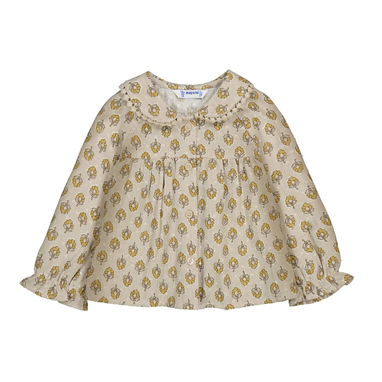 Mayoral Mayoral plumeti chiffon blouse - Honey