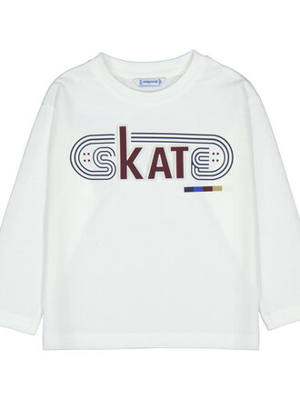 Mayoral Mayoral L/s t-shirt - Cream