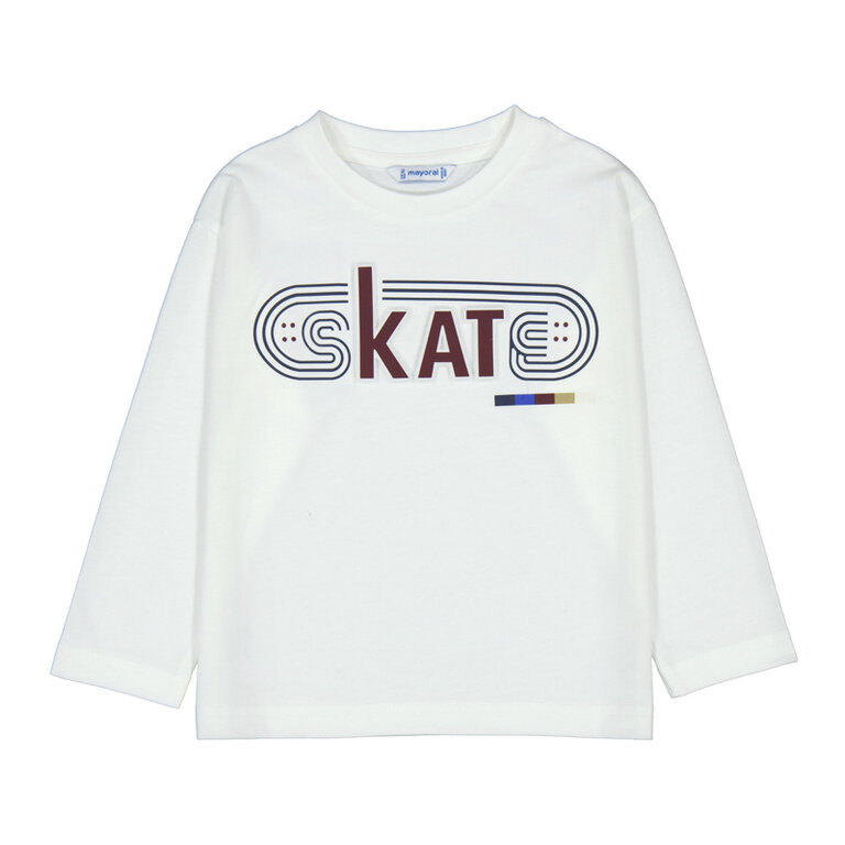 Mayoral Mayoral L/s t-shirt - Cream