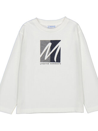 Mayoral Mayoral L/s t-shirt - Cream