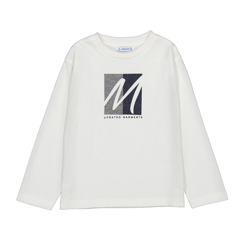 Mayoral Mayoral L/s t-shirt - Cream