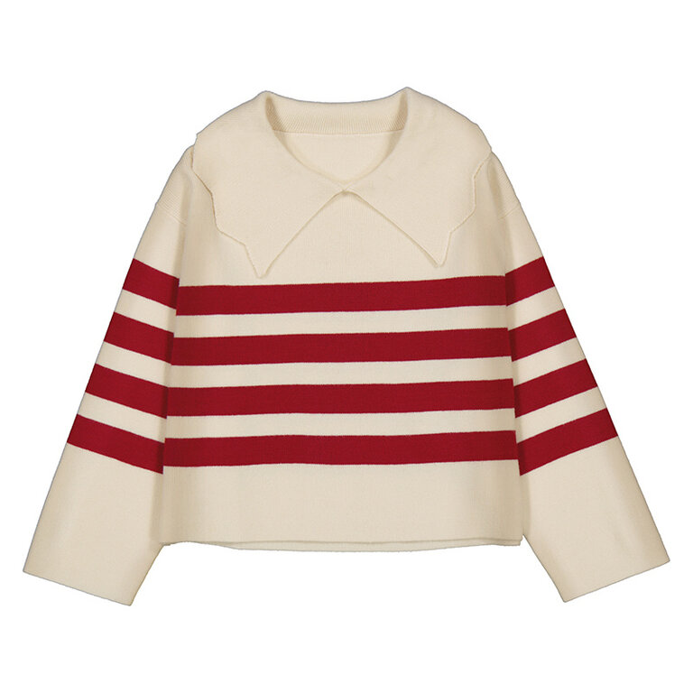 Mayoral Mayoral Stripes sweater - Almond