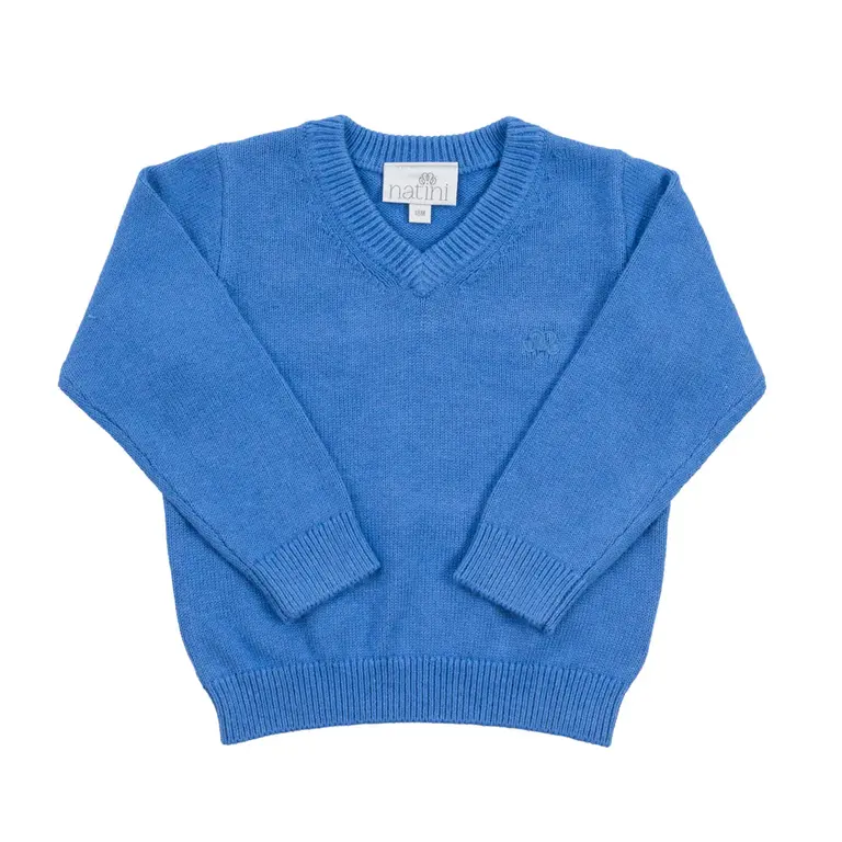 Natini Natini V-Pull - Jeans blue
