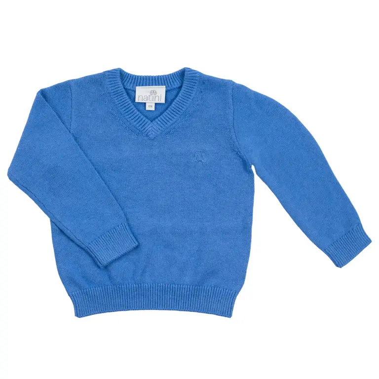 Natini Natini V-Pull - Jeans blue