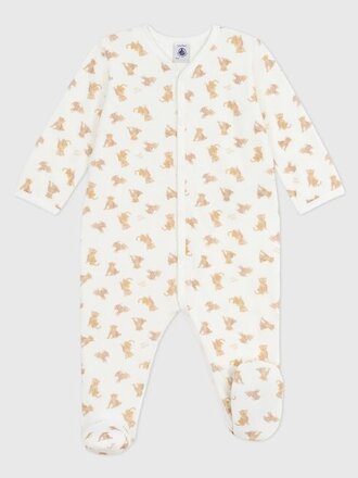 Petit Bateau Petit Bateau Pyjama velours - Leopard