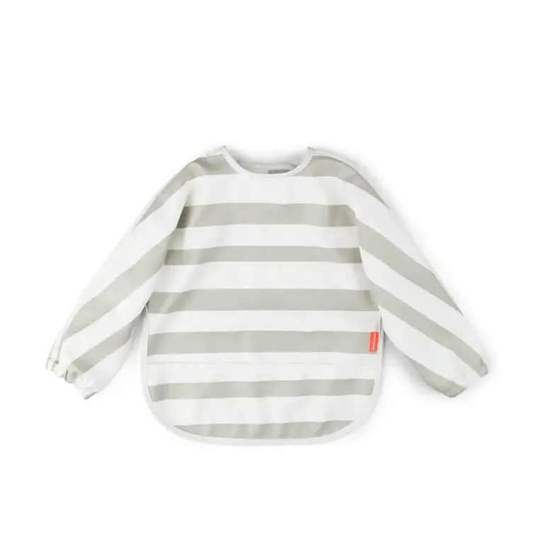 Done By deer Donebydeer Sleeved bibs - Sand stripes