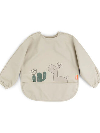 Done By deer Donebydeer Sleeved bibs - Sand