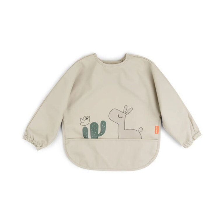 Done By deer Donebydeer Sleeved bibs - Sand