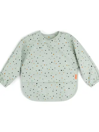 Done By deer Donebydeer Sleeved bibs - Green dotted