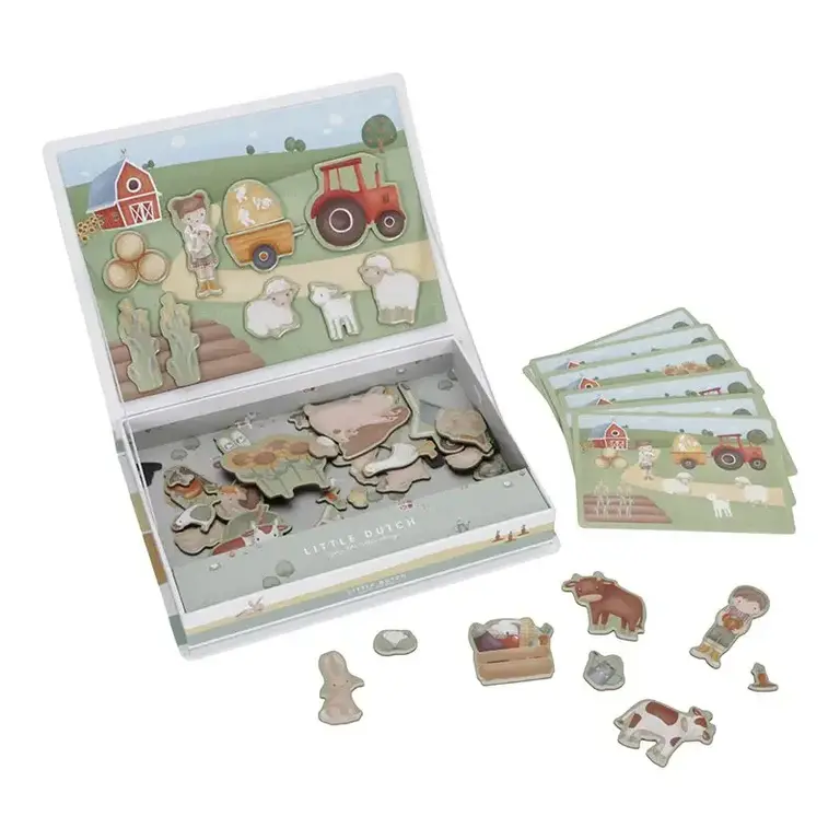 Little Dutch Little Dutch Magnetisch speelbord - Farm
