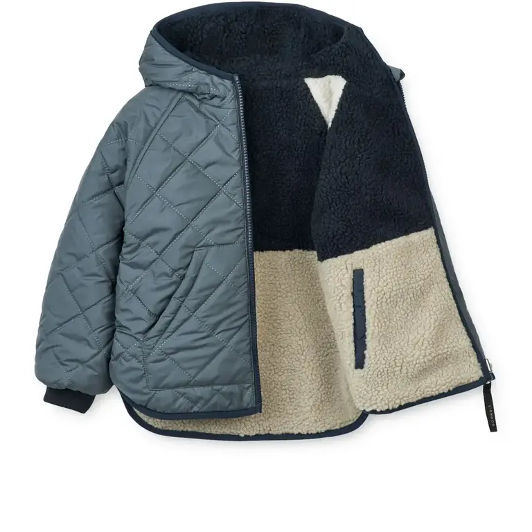 Liewood Liewood Jackson omkeerbare jas - Blauw