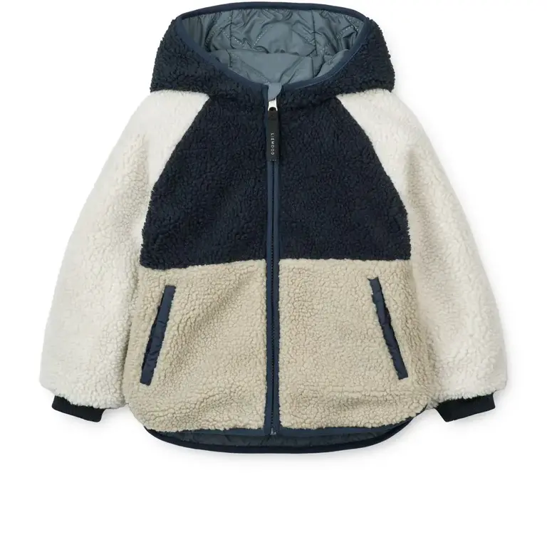 Liewood Liewood Jackson omkeerbare jas - Blauw