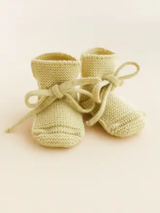 Hvid Hvid Booties - Light Yellow