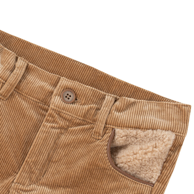 Natini Natini Pants Rib teddy - Dark Beige