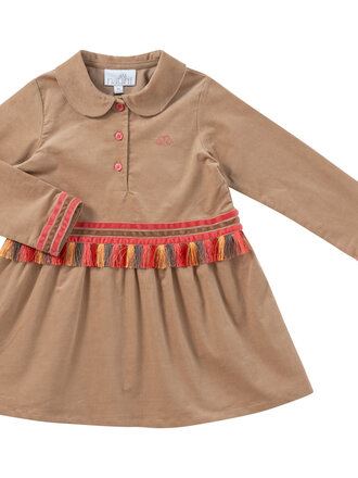 Natini Natini Dress Ruffle - Beige