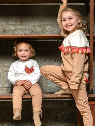 Natini Natini Jogger Ruffle - Beige