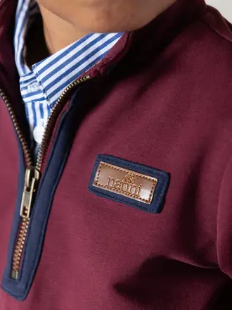 Natini Natini Sweater Zippy - Bordeau