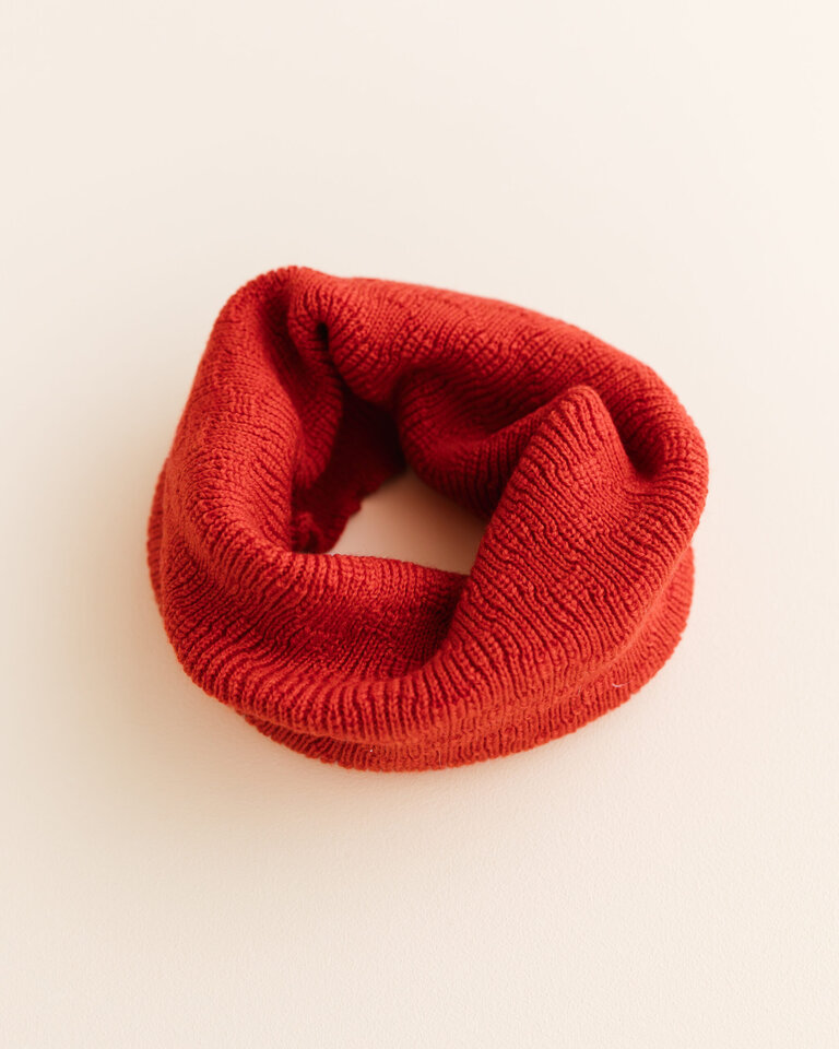 Hvid Hvid Scarf Gigi - Rood