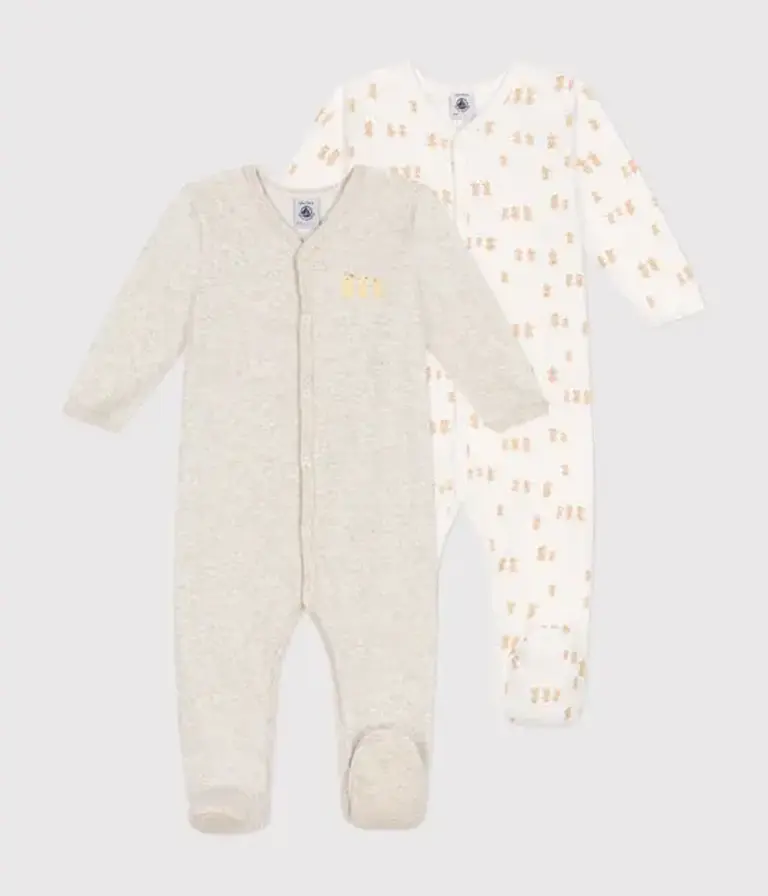 Petit Bateau Petit Bateau Pyjama - Wit Eenden