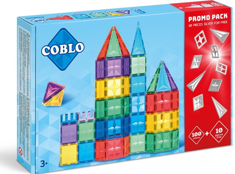 Coblo Coblo Magnetische tegels 100 stuks - Promo