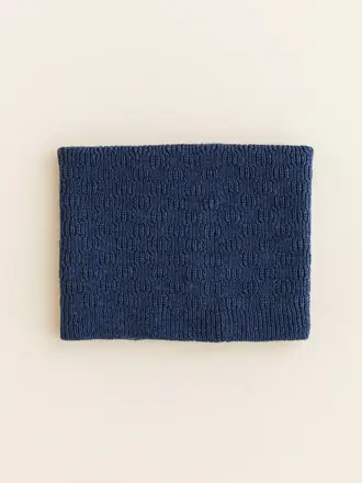 Hvid Hvid Scarf Gigi - Donker blue