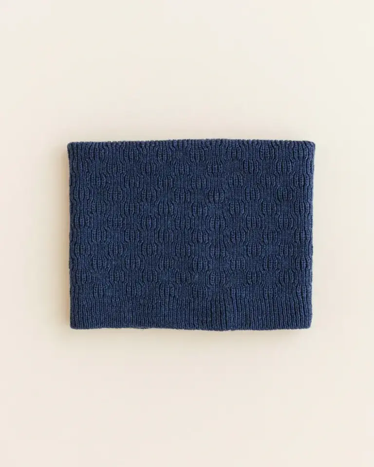 Hvid Hvid Scarf Fiza - Donker blue