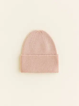 Hvid Hvid Beanie - Apricot