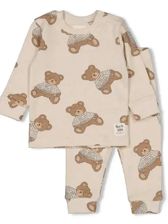 Feetje Feetje Wafel Pyjama - Bear