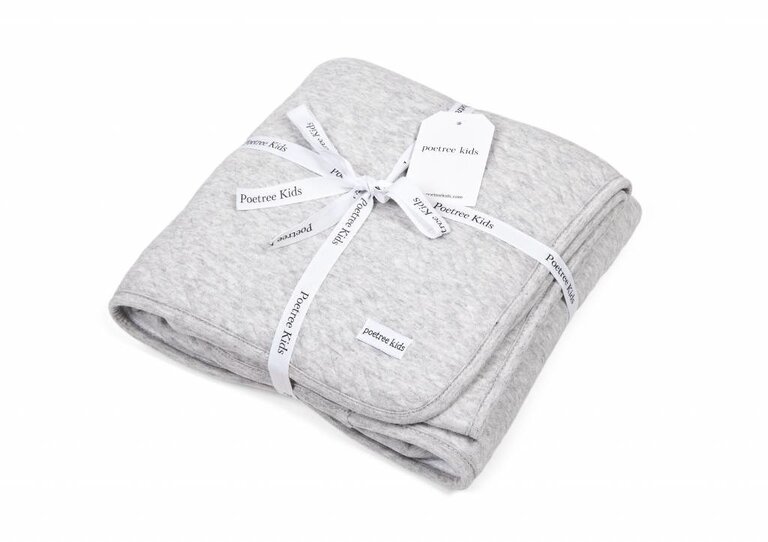 Poetree Kids Poetree Wiegdeken - Light grey