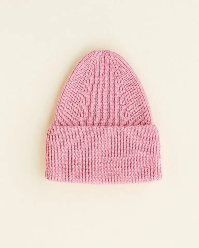 Hvid Hvid Beanie - Cotton Candy