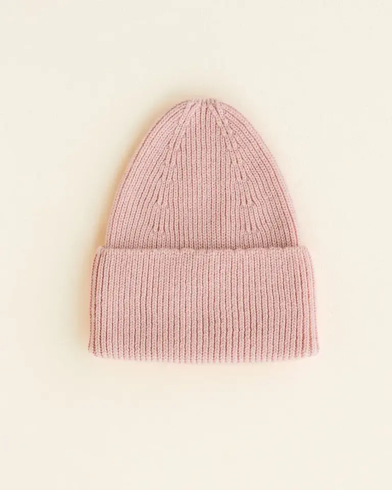 Hvid Hvid Beanie - Powder