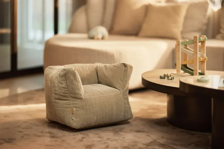 Jollein Jollein Fauteuil - Rib Olive green