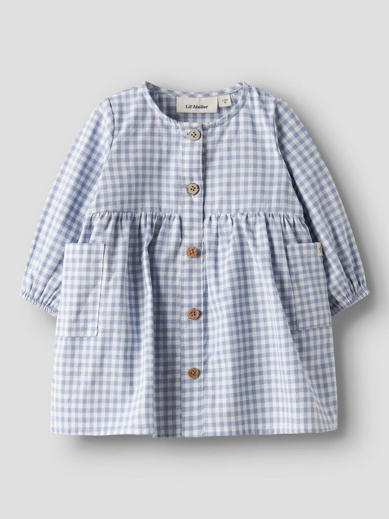 Lil Atelier Lil Atelier Lula dress - Zen blue