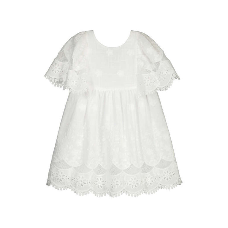 Mayoral Mayoral Cotton Dress - White