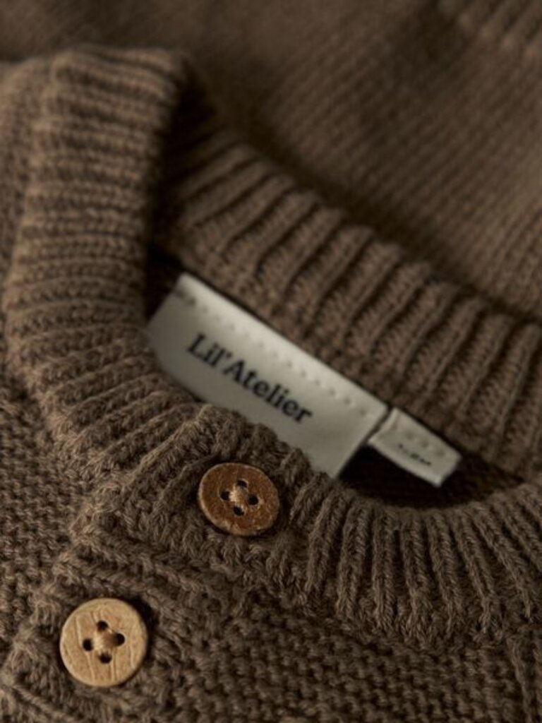 Lil Atelier Lil Atelier Laguna Knit - Shitake