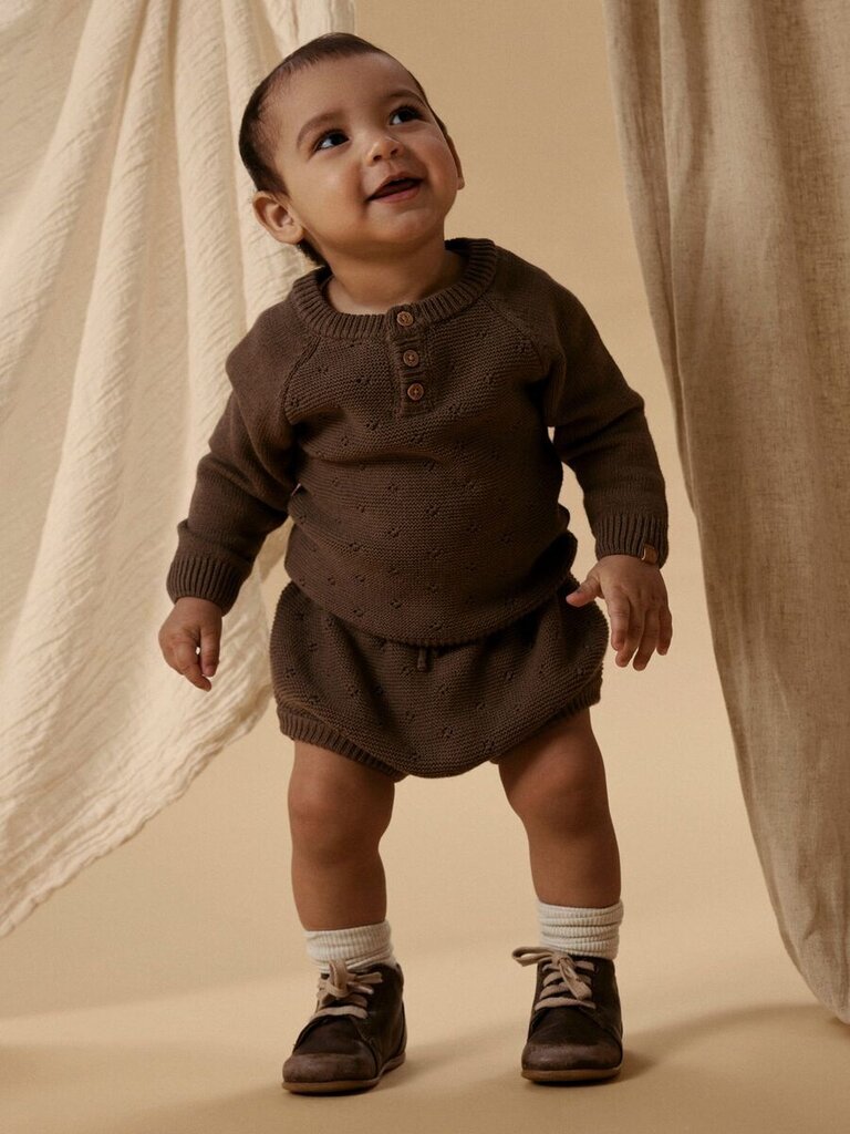 Lil Atelier Lil Atelier Laguna Knit - Shitake