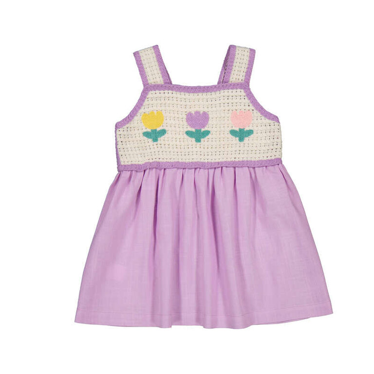 Mayoral Mayoral crochet Dress - Lilac