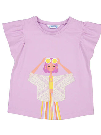 Mayoral Mayoral S/s T-shirt - Lilac