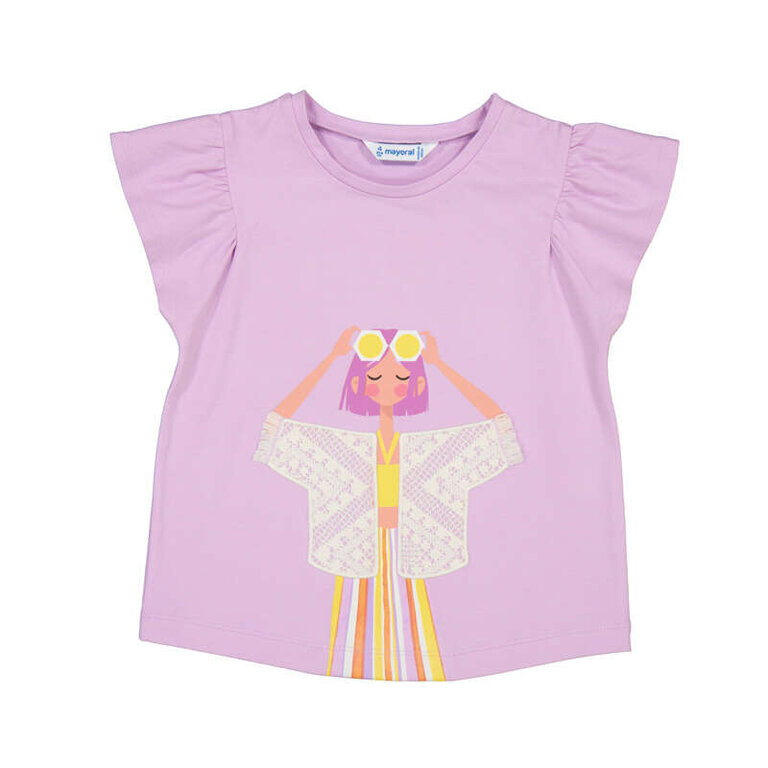 Mayoral Mayoral S/s T-shirt - Lilac