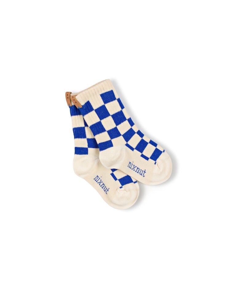 Nixnut Nixnut sock Checkered - Azul