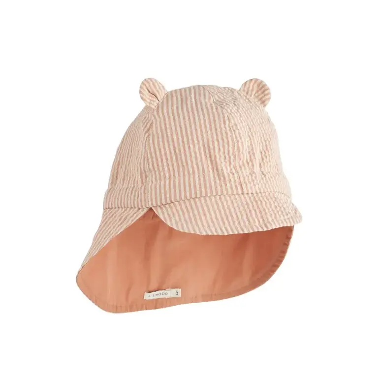 Liewood Liewood Gorm Sunhat - Stripes roze