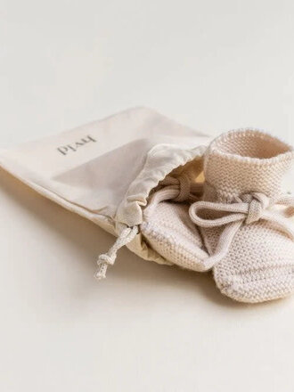Hvid Hvid Booties - Cream