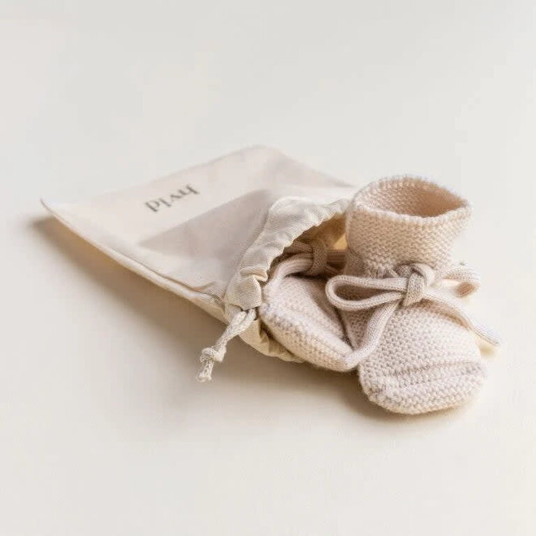 Hvid Hvid Booties - Cream