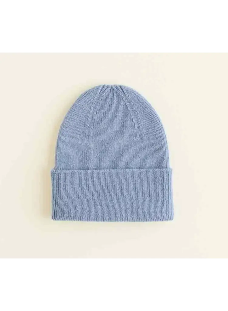 Hvid Hvid Beanie - Light Blue