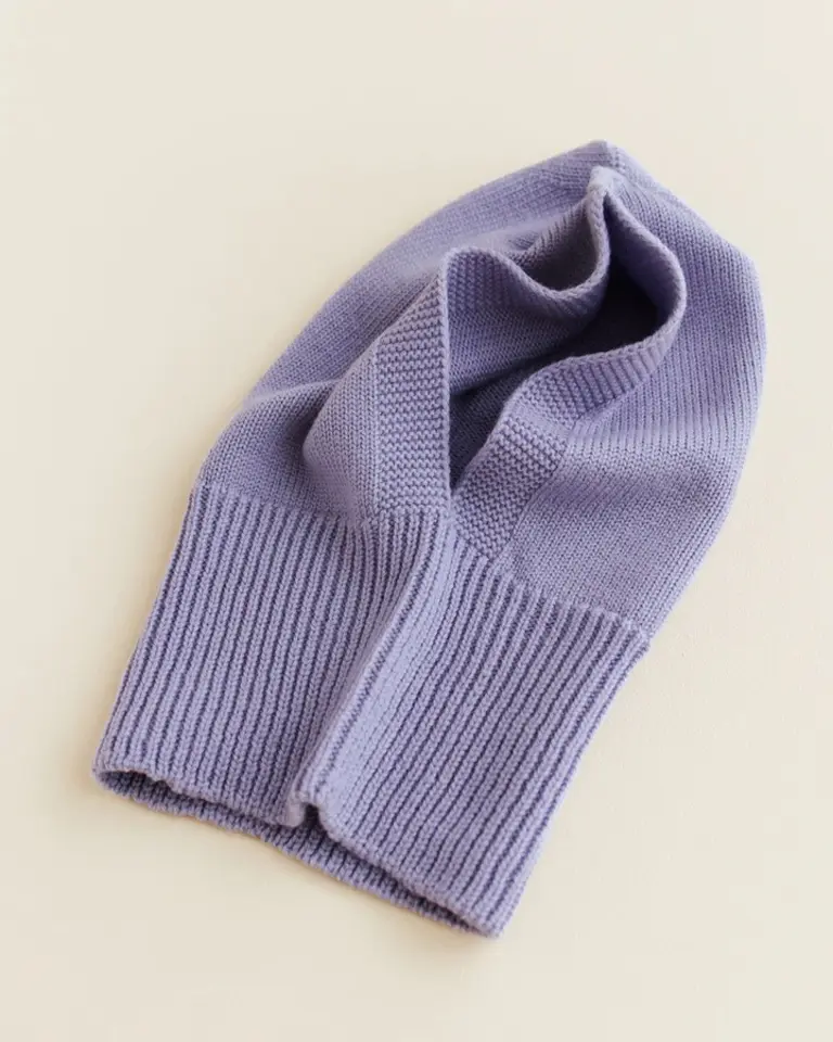 Hvid Hvid Balaclava - Lilac