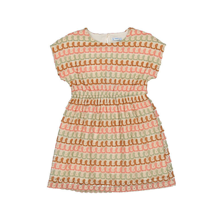 Mayoral Mayoral Knitted Dress - Tangerine