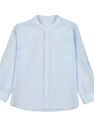 Mayoral Mayoral Shirt linen - Sky Blue