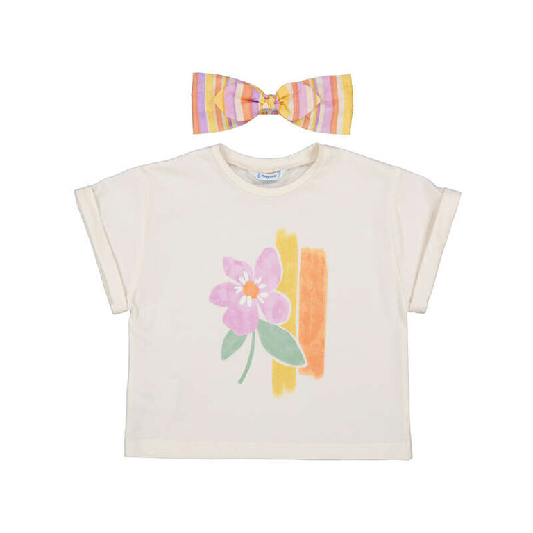 Mayoral Mayoral Band T-shirt s/s - Bone