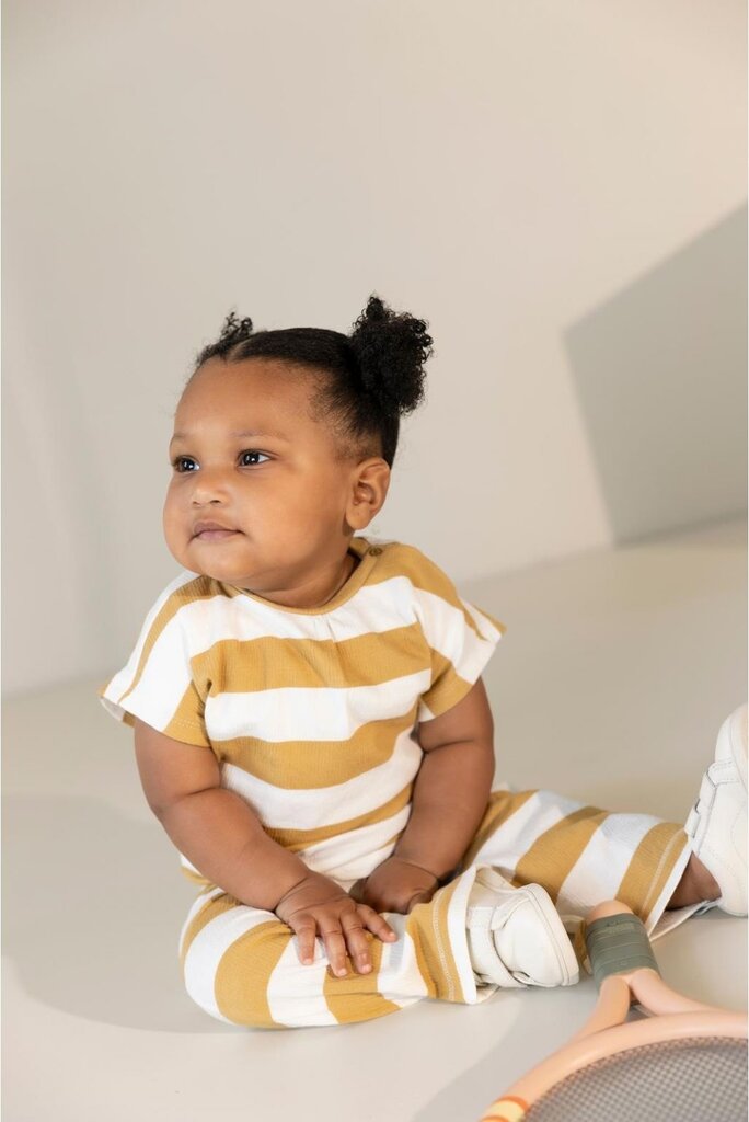 Noppies Noppies Pants straight fit long stripe - Brown