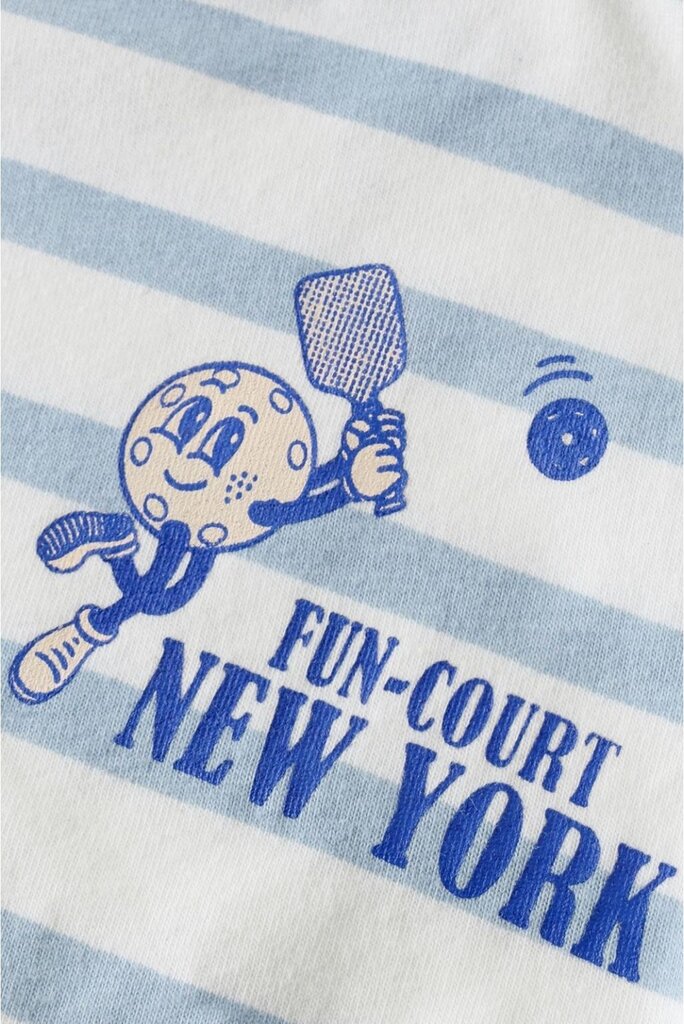 Noppies Noppies Tee LS stripe - Blue